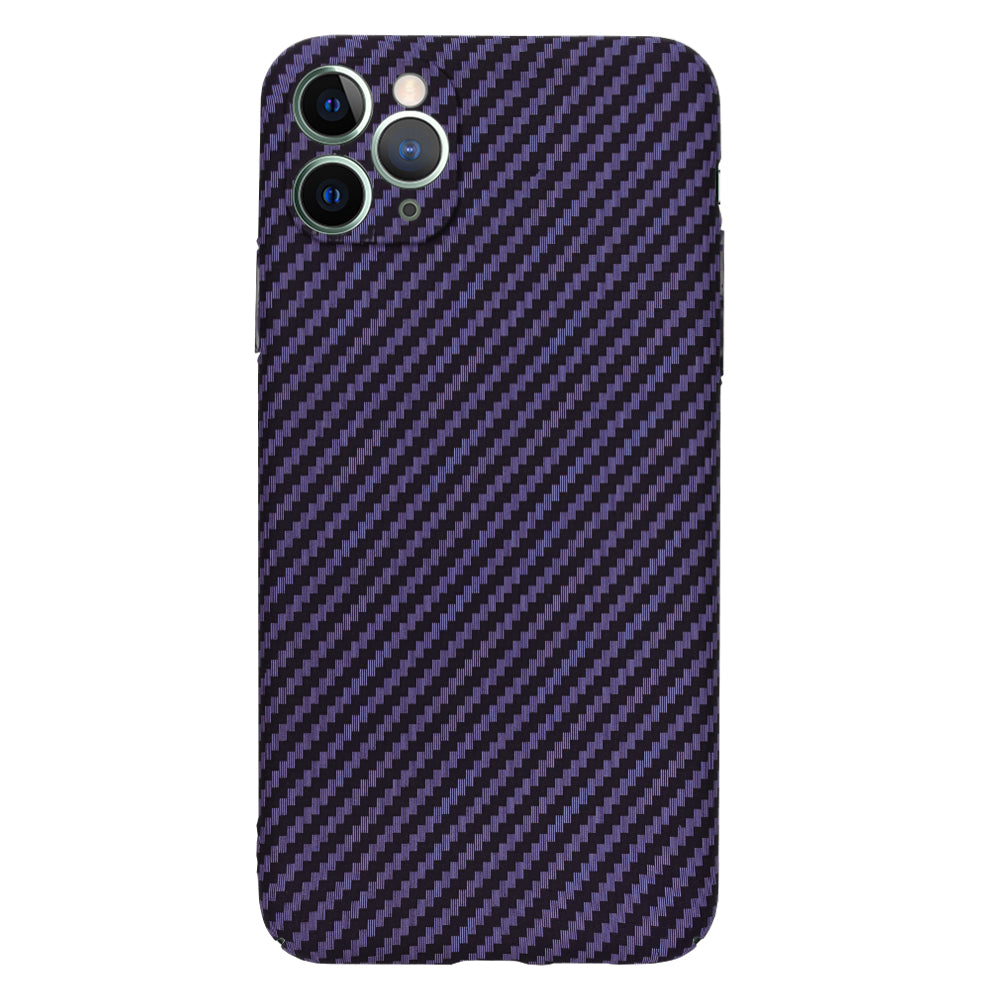 Ovitek za Apple iPhone 11 Pro Max, Techsuit, Carbonite FiberShell, Vijoličen