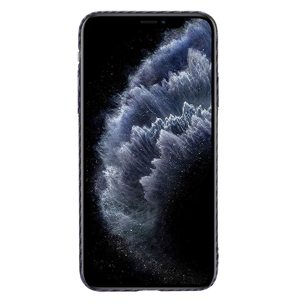 Ovitek za Apple iPhone 11 Pro Max, Techsuit, Carbonite FiberShell, Vijoličen