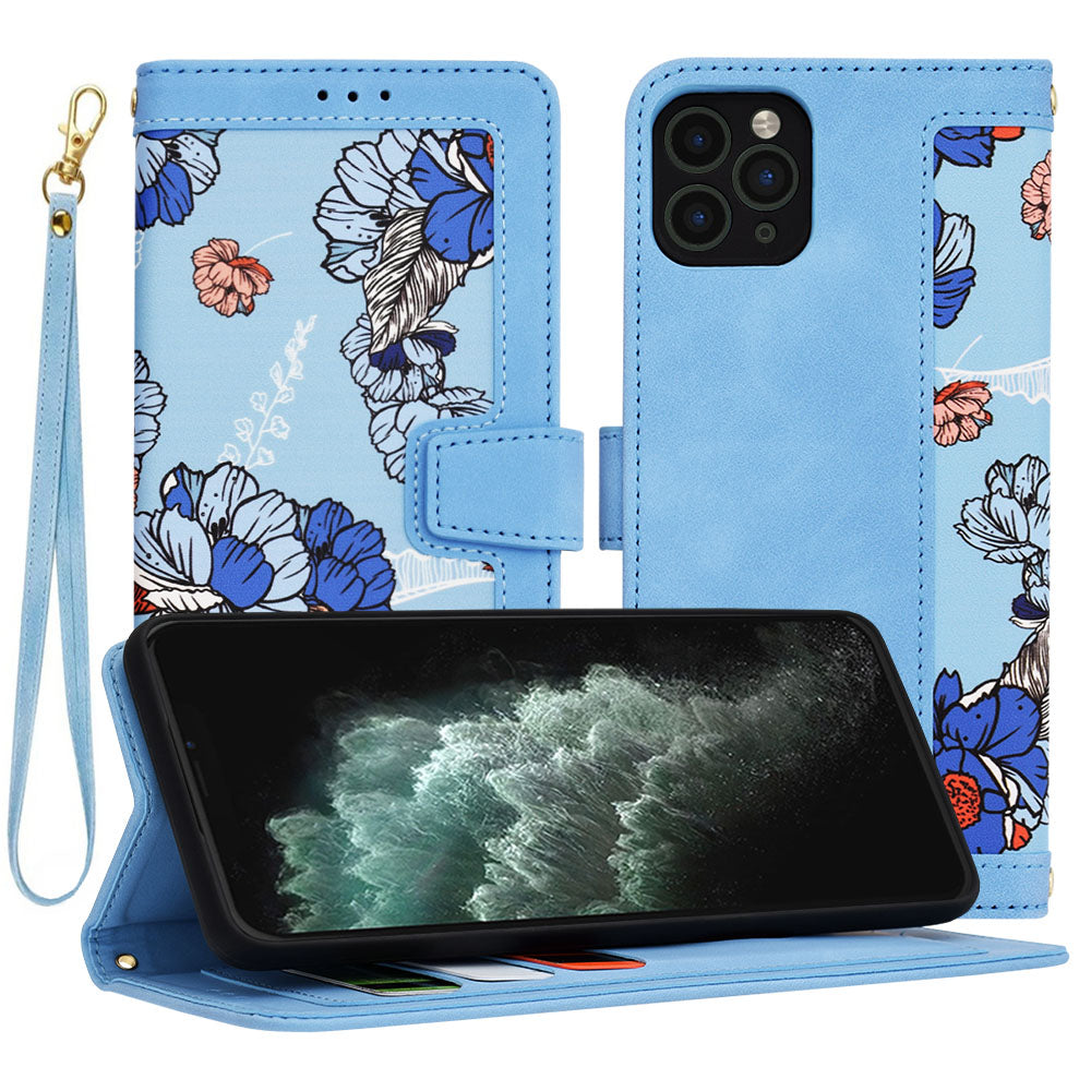 Ovitek za Apple iPhone 11 Pro Max, Techsuit, FlipCraft, modra