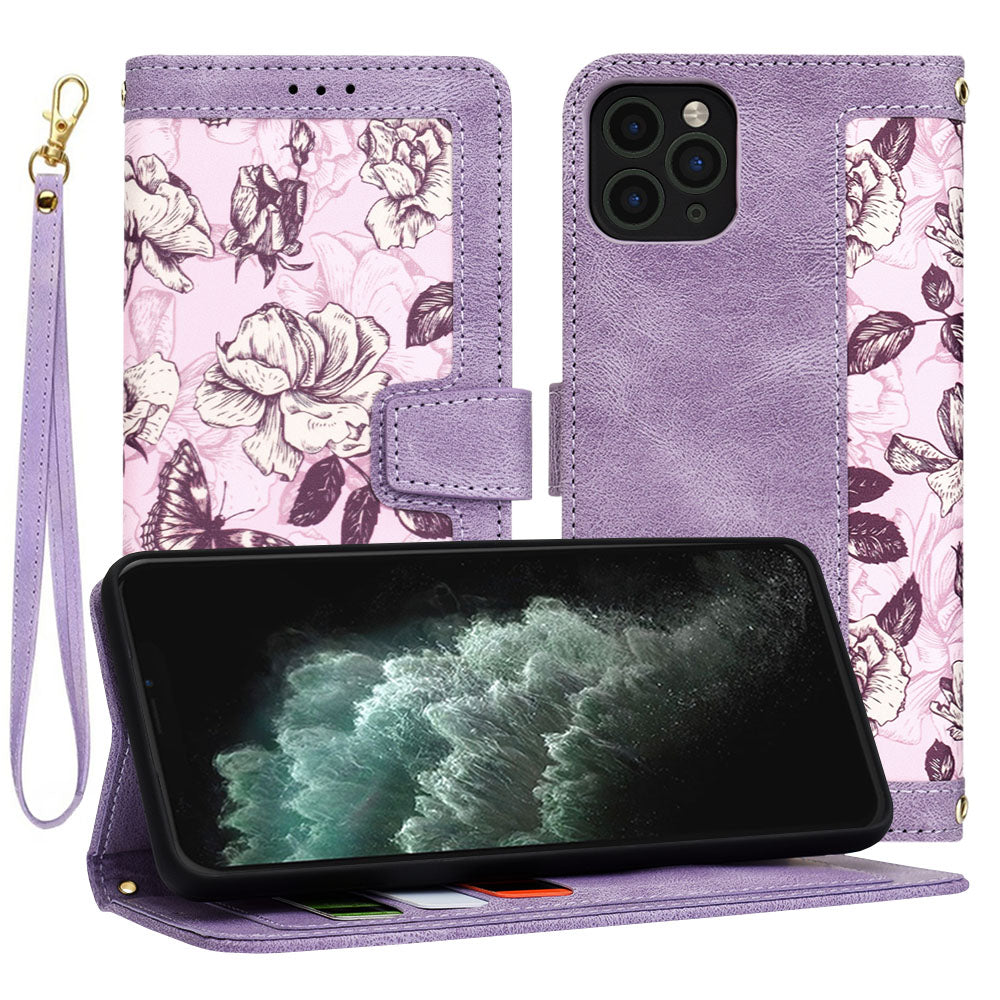 Ovitek za Apple iPhone 11 Pro Max, Techsuit, FlipCraft, vijoličen