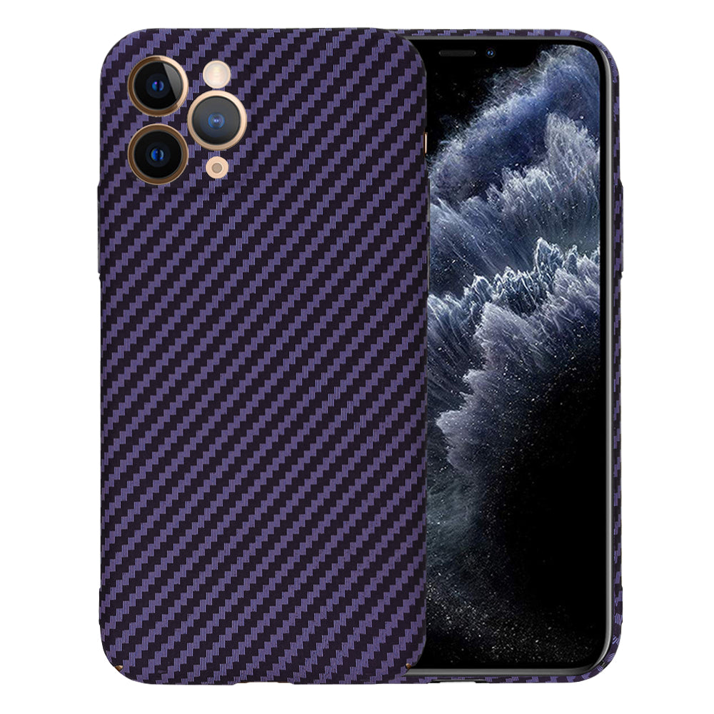 Ovitek za Apple iPhone 11 Pro, Techsuit, Carbonite FiberShell, Vijoličen