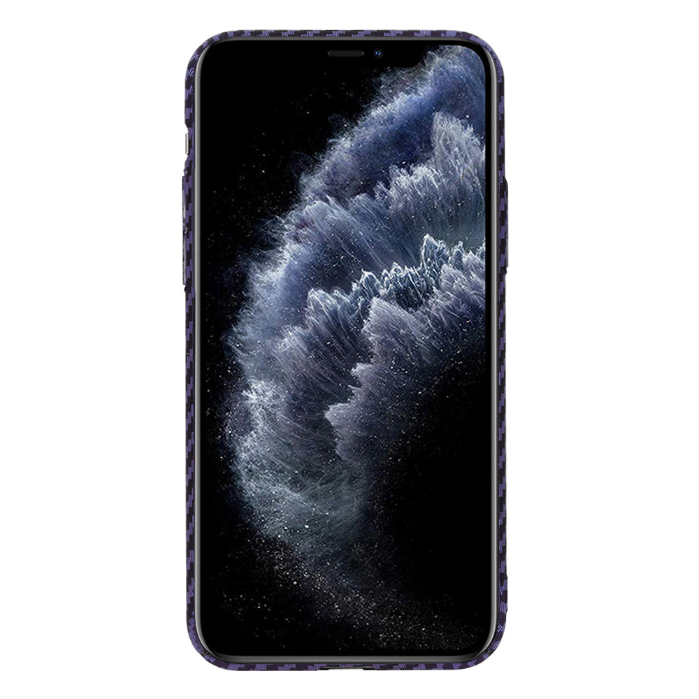 Ovitek za Apple iPhone 11 Pro, Techsuit, Carbonite FiberShell, Vijoličen