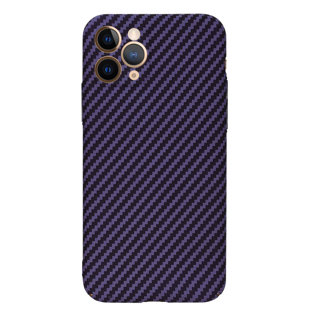 Ovitek za Apple iPhone 11 Pro, Techsuit, Carbonite FiberShell, Vijoličen