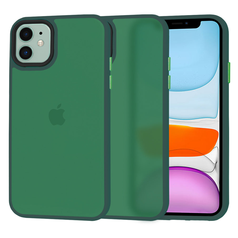 Ovitek za Apple iPhone 11, Techsuit, HaloFrost, Zelen