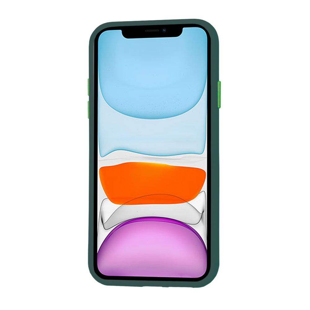 Ovitek za Apple iPhone 11, Techsuit, HaloFrost, Zelen