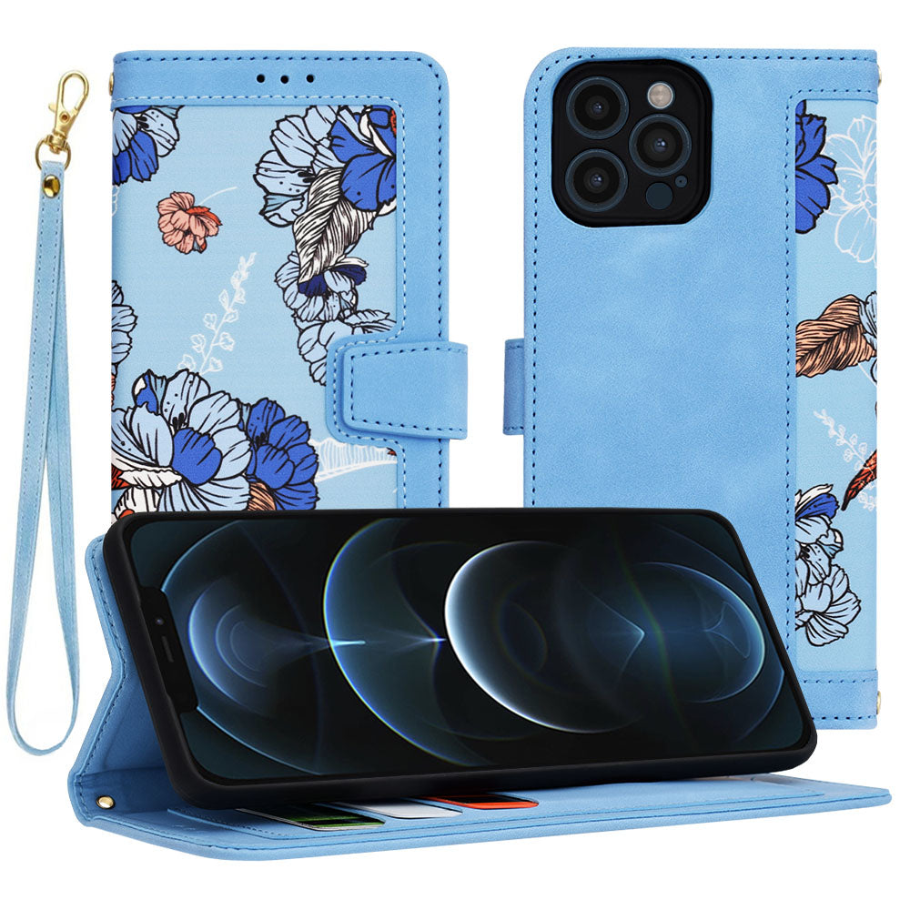 Ovitek za Apple iPhone 12 Pro Max, Techsuit, FlipCraft, modra