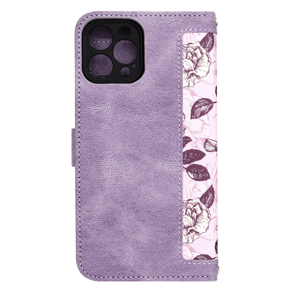 Ovitek za Apple iPhone 12 Pro Max, Techsuit, FlipCraft, Vijoličen
