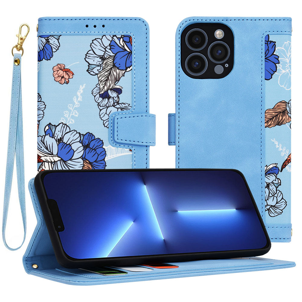 Ovitek za Apple iPhone 13 Pro Max, Techsuit, FlipCraft, modra