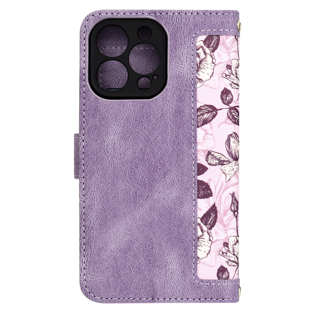 Ovitek za Apple iPhone 13 Pro, Techsuit, FlipCraft, Vijoličen