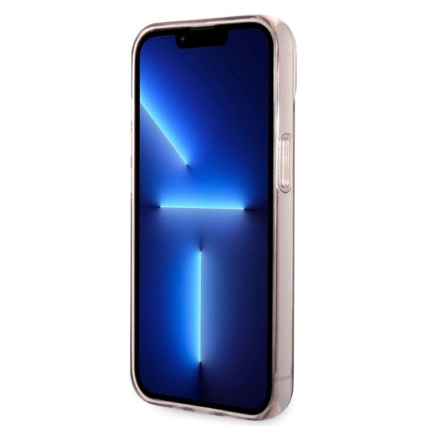 Ovitek za Apple iPhone 14 Plus, Karl Lagerfeld, Ikonik Choupette, Roza
