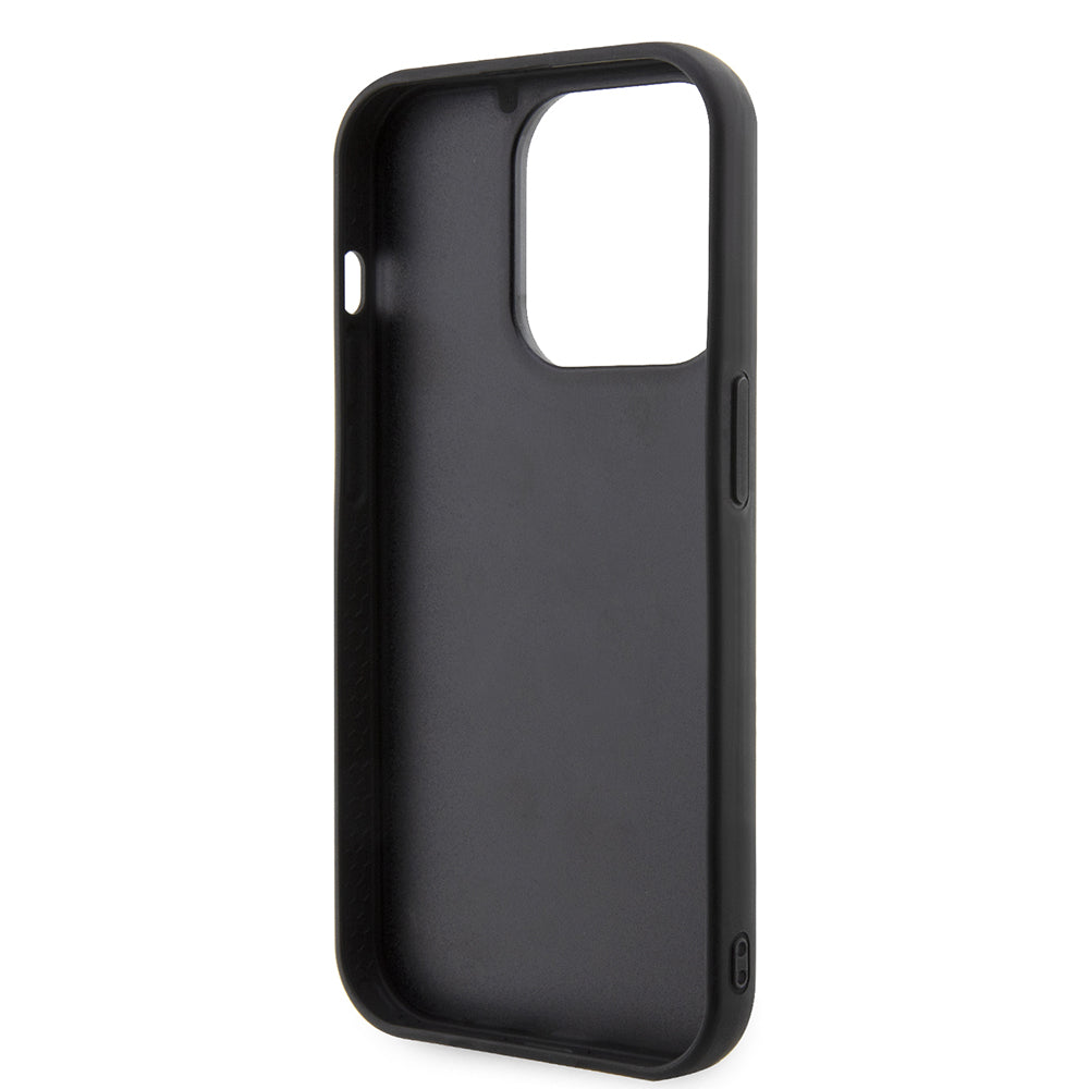 Ovitek za Apple iPhone 14 Pro, Karl Lagerfeld, 3D Rubber Ikonik Karl, črn.