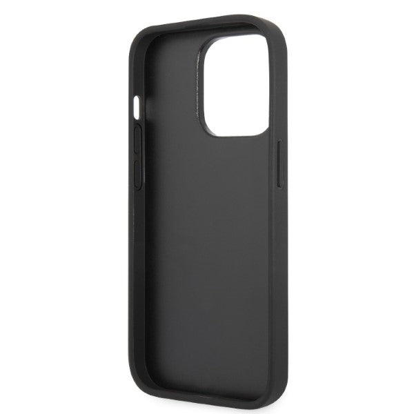 Ovitek za Apple iPhone 14 Pro, Karl Lagerfeld, Glitter Choupette Patch, Srebrn.