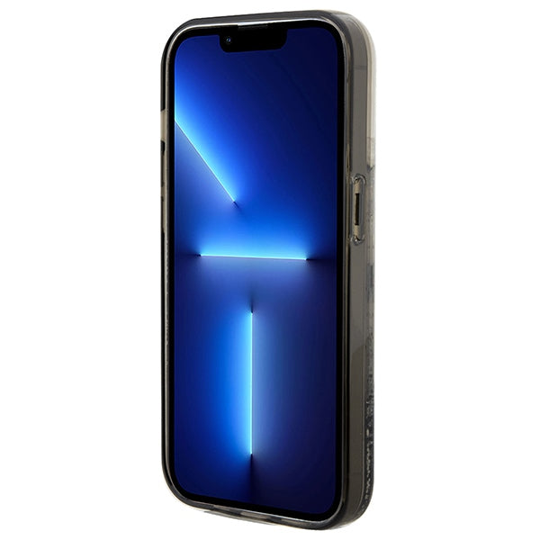 Ovitek za Apple iPhone 14 Pro Max, Karl Lagerfeld, Liquid Glitter Choupette, Prozoren