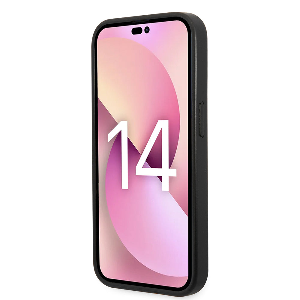Ovitek za Apple iPhone 14 Pro Max, Karl Lagerfeld, Saffiano Choupette's Head, Srebrn.