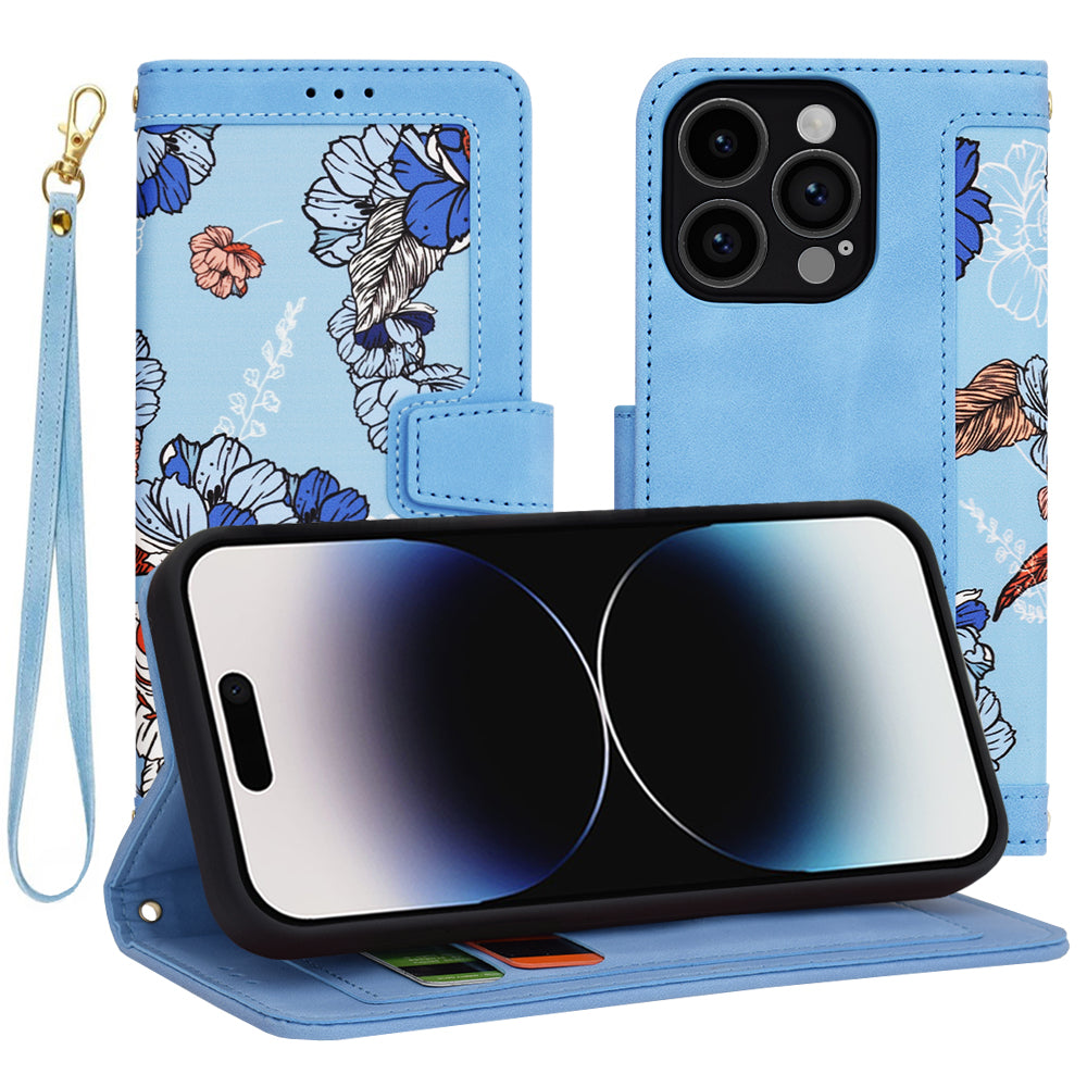 Ovitek za Apple iPhone 14 Pro, Techsuit, FlipCraft, modra