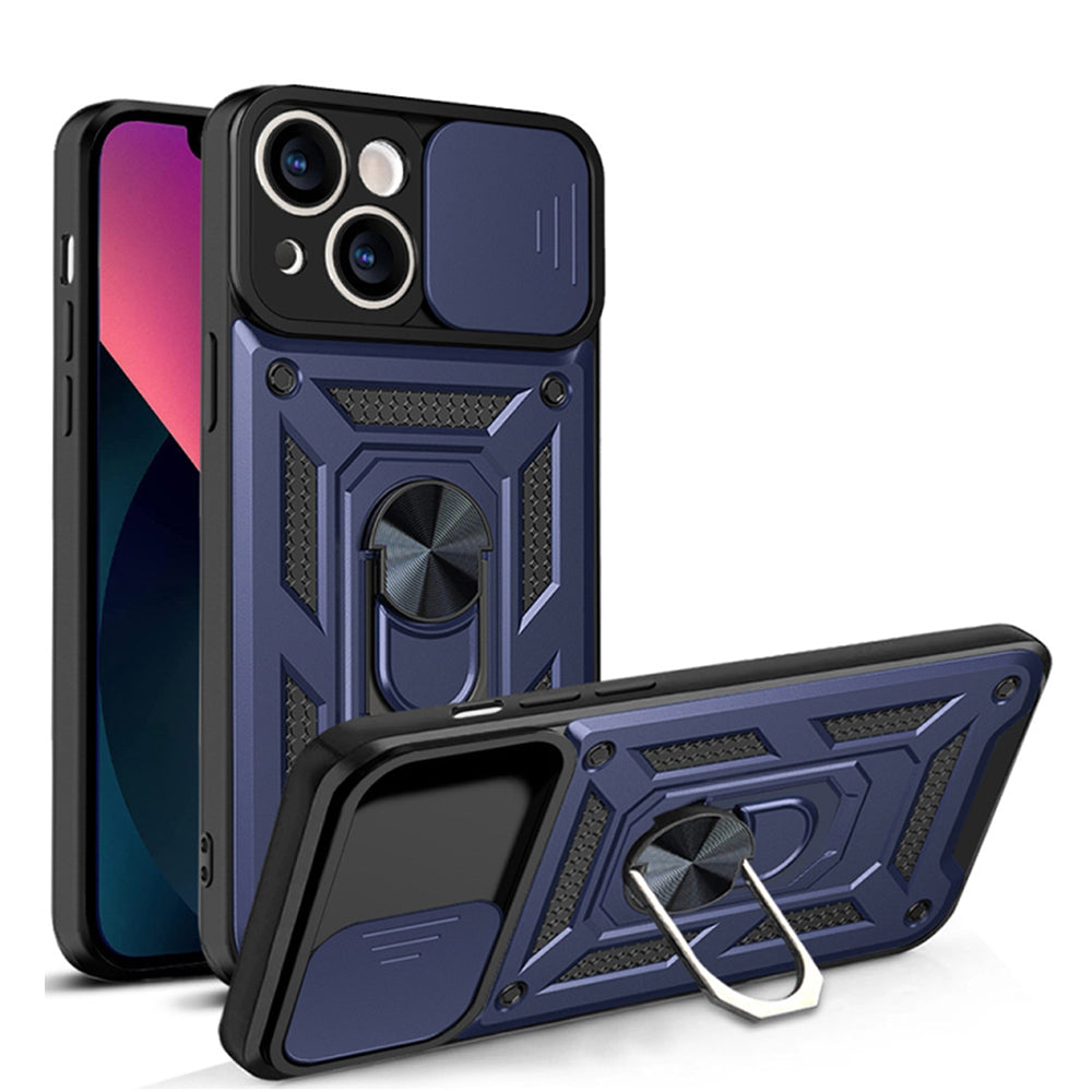 Ovitek za Apple iPhone 14, Techsuit, CamShield, Modra