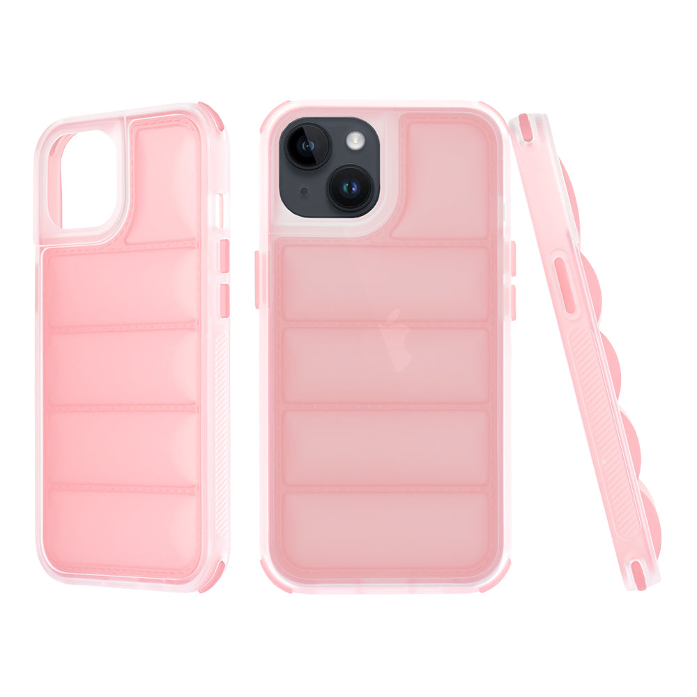 Ovitek za Apple iPhone 14, Techsuit, Wave Shield, Roza