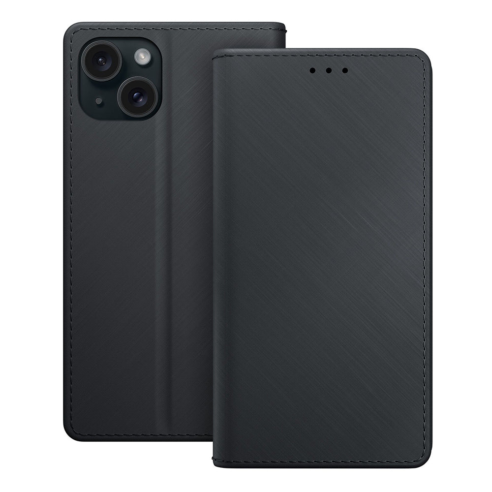 Ovitek za Apple iPhone 15, 3MK, Denarnica, Črn