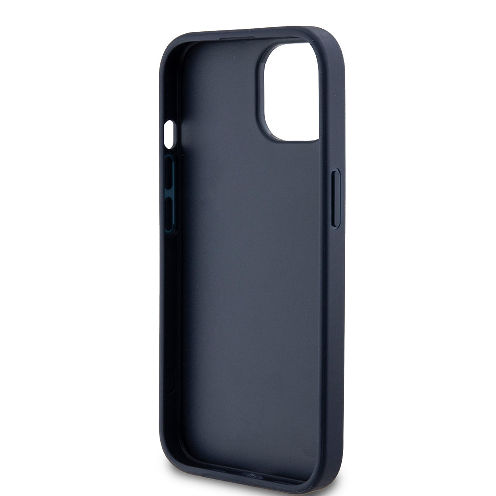 Ovitek za Apple iPhone 15, Guess, 4G Triangle Logo, Modra