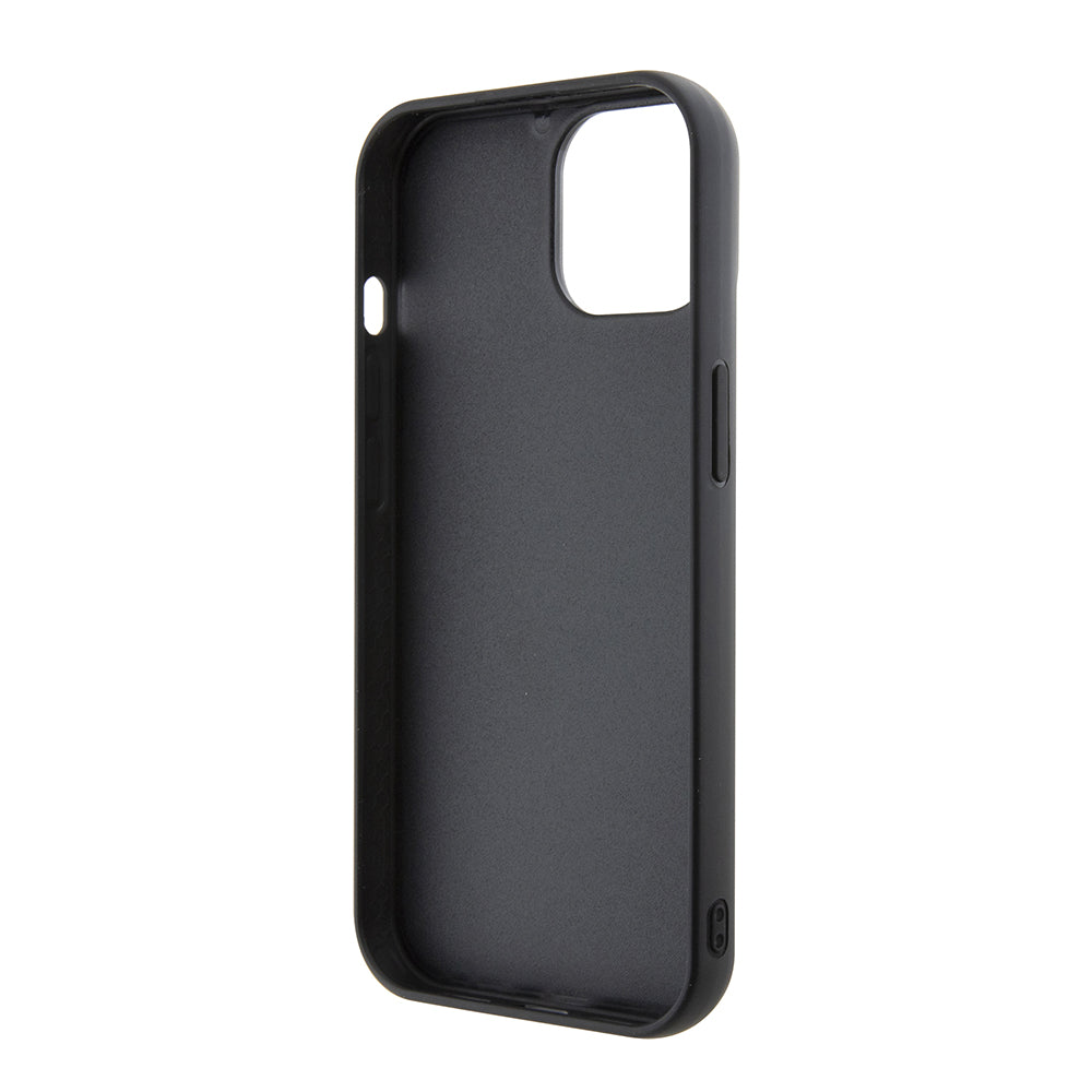 Ovitek za Apple iPhone 15, Karl Lagerfeld, 3D Rubber Multi Logo, črn