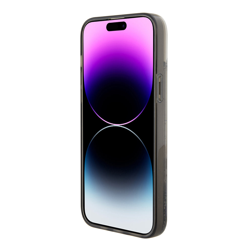 Ovitek za Apple iPhone 15 Plus, Karl Lagerfeld, Liquid Glitter Choupette, Prozoren