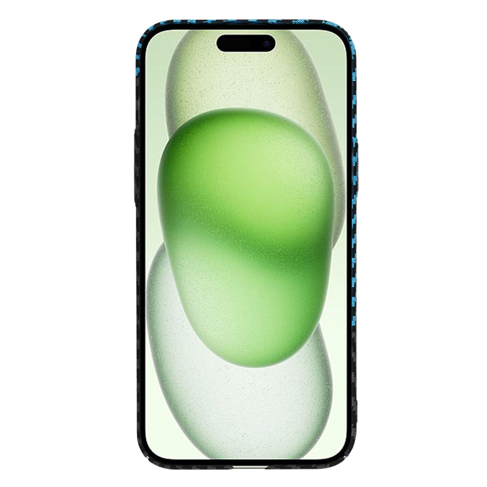 Ovitek za Apple iPhone 15 Plus, Techsuit, Carbonite FiberShell, Črna Bleu