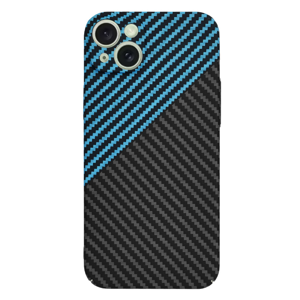 Ovitek za Apple iPhone 15 Plus, Techsuit, Carbonite FiberShell, Črna Bleu