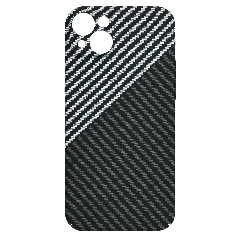 Ovitek za Apple iPhone 15 Plus, Techsuit, Carbonite FiberShell, Črno Siva