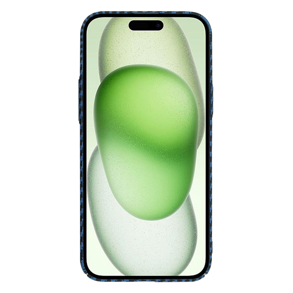 Ovitek za Apple iPhone 15 Plus, Techsuit, Carbonite FiberShell, Turkizna