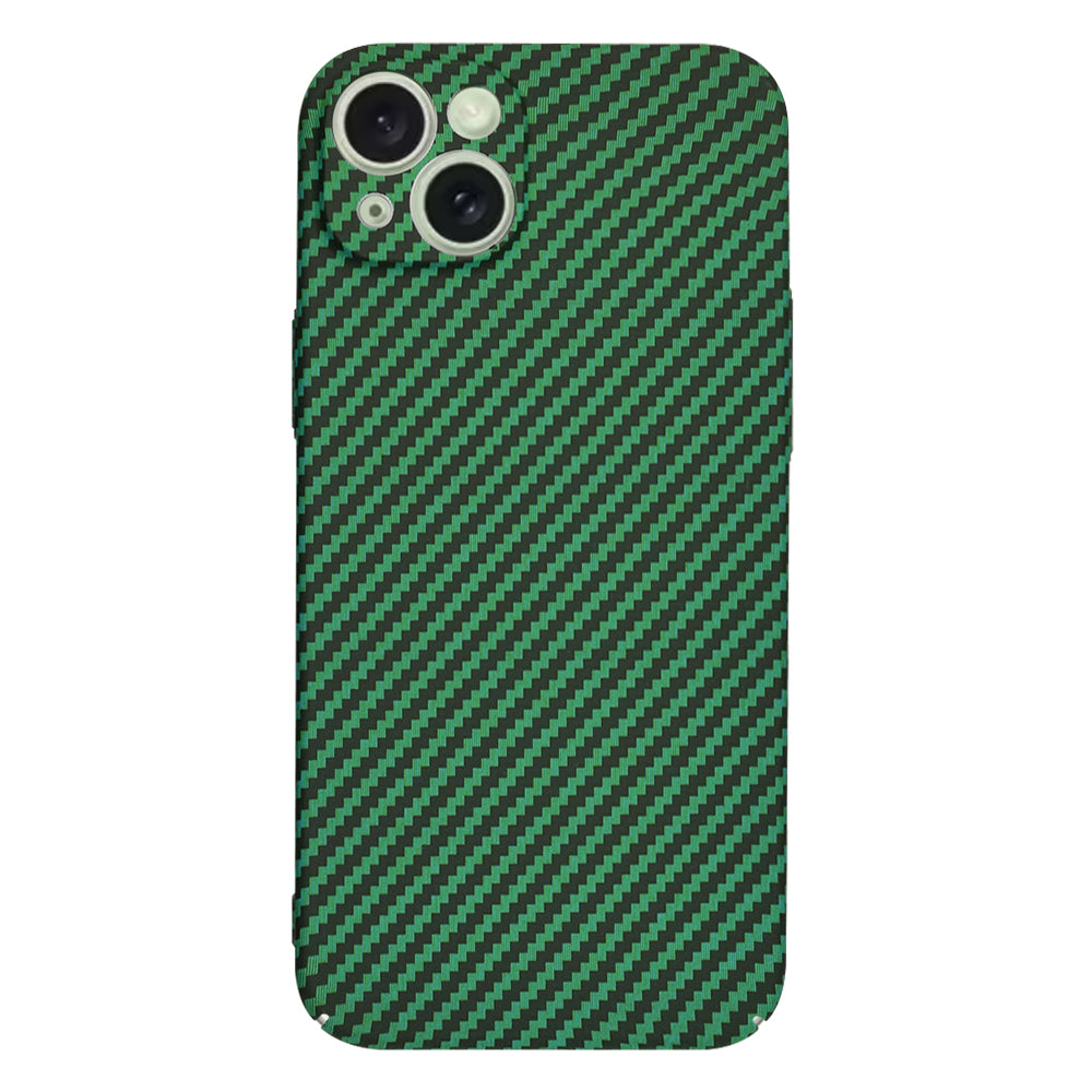 Ovitek za Apple iPhone 15 Plus, Techsuit, Carbonite FiberShell, Zelen