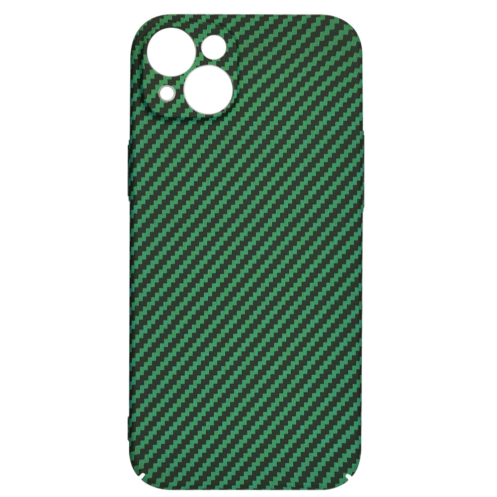 Ovitek za Apple iPhone 15 Plus, Techsuit, Carbonite FiberShell, Zelen
