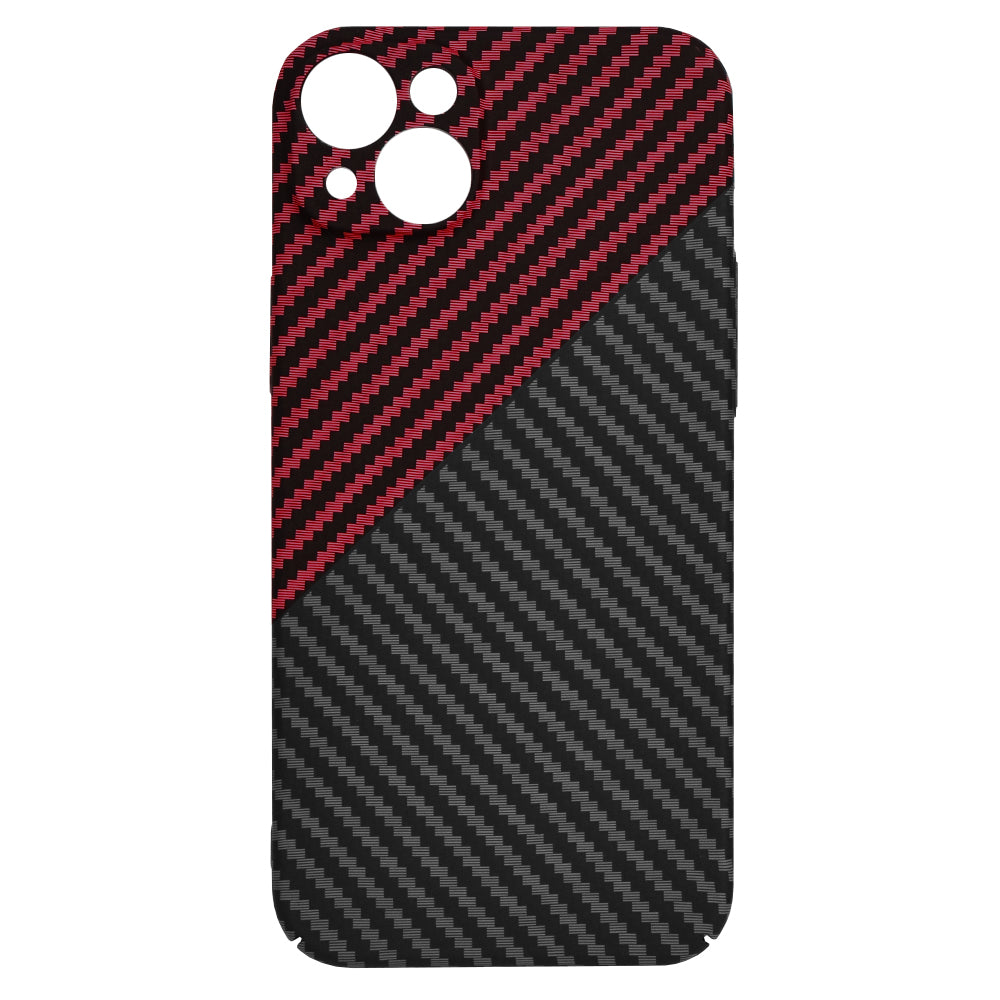 Ovitek za Apple iPhone 15 Plus, Techsuit, Carbonite FiberShell, Črno Rdeč
