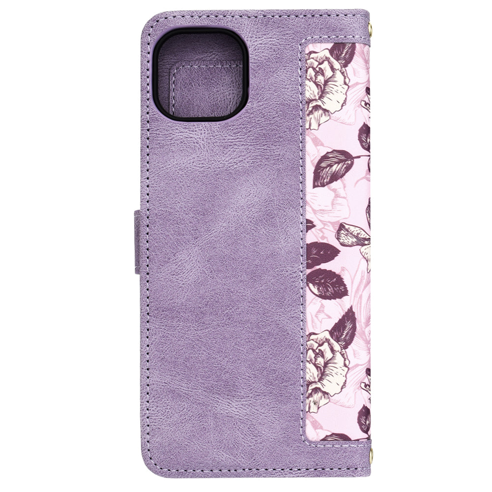 Ovitek za Apple iPhone 15 Plus, Techsuit, FlipCraft, Vijoličen