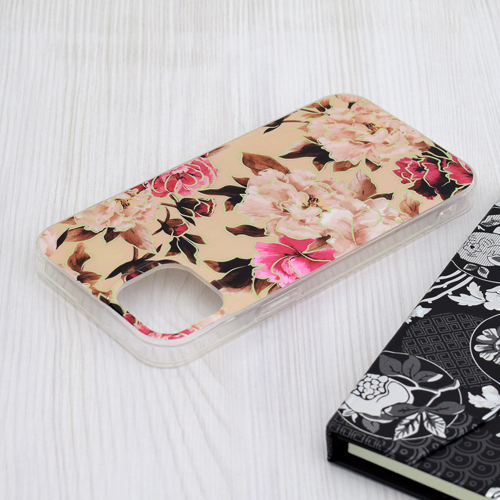 Ovitek za Apple iPhone 15 Plus, Techsuit, Marble, Bež
