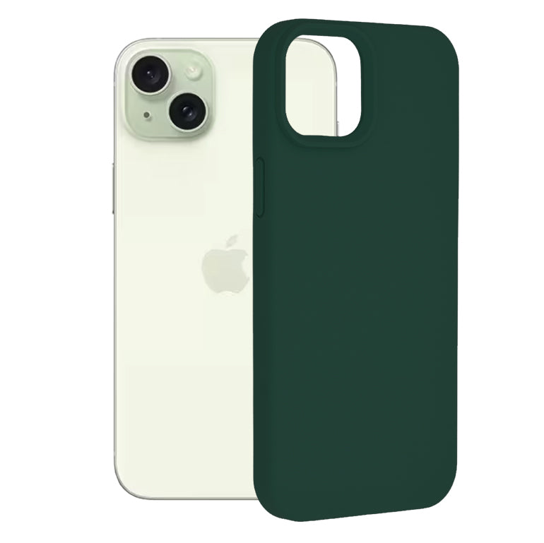 Ovitek za Apple iPhone 15 Plus, Techsuit, Soft Edge, Temno zelen