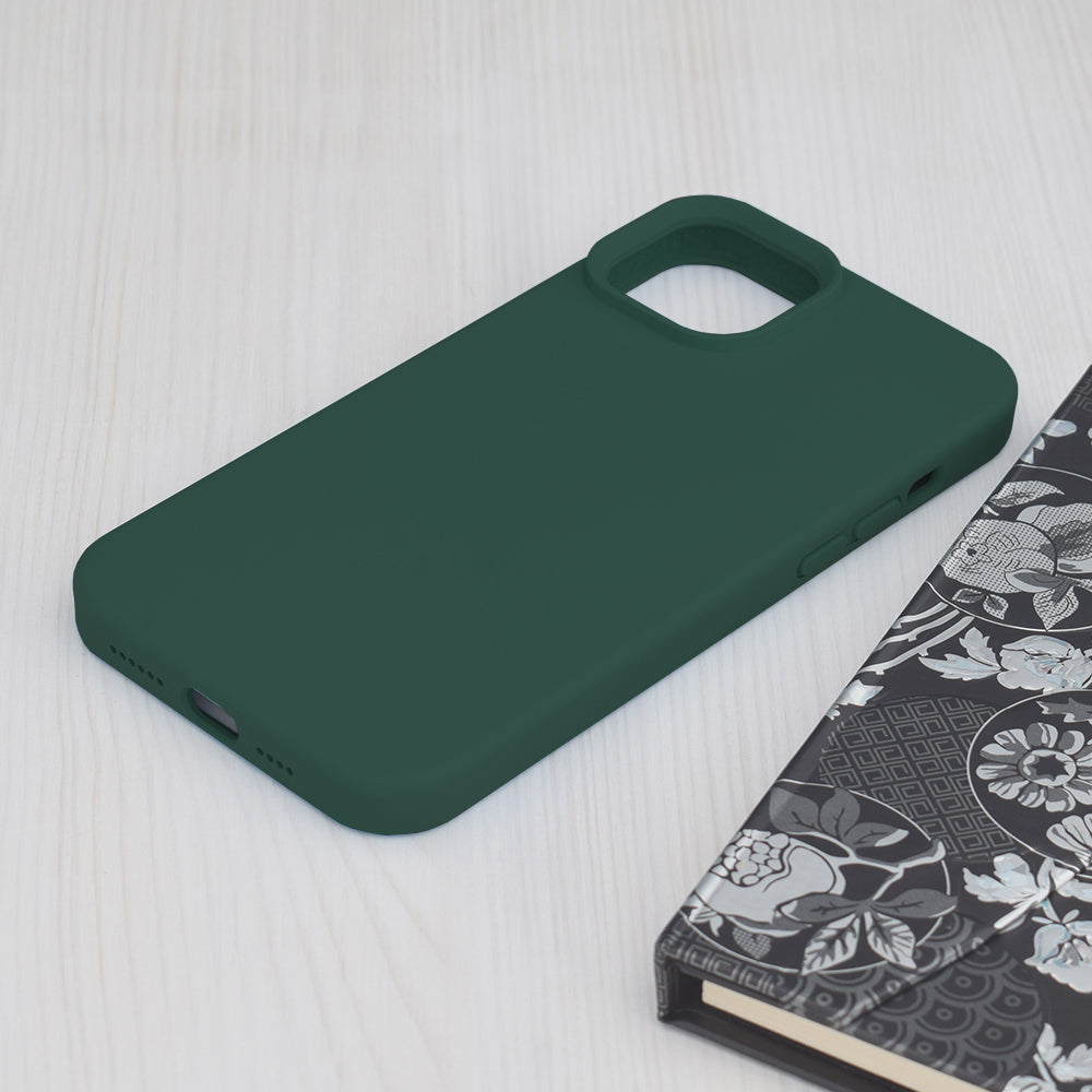 Ovitek za Apple iPhone 15 Plus, Techsuit, Soft Edge, Temno zelen