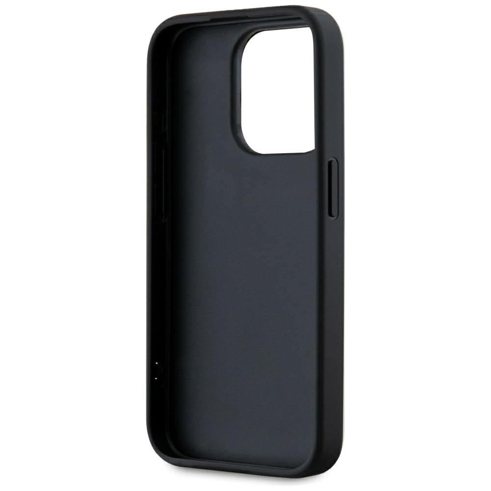Ovitek za Apple iPhone 15 Pro, Karl Lagerfeld, Saffiano Athleisure Stripes with Strap, Roza