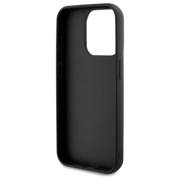Ovitek za Apple iPhone 15 Pro Max, Karl Lagerfeld, 3D Rubber Signature, Črn