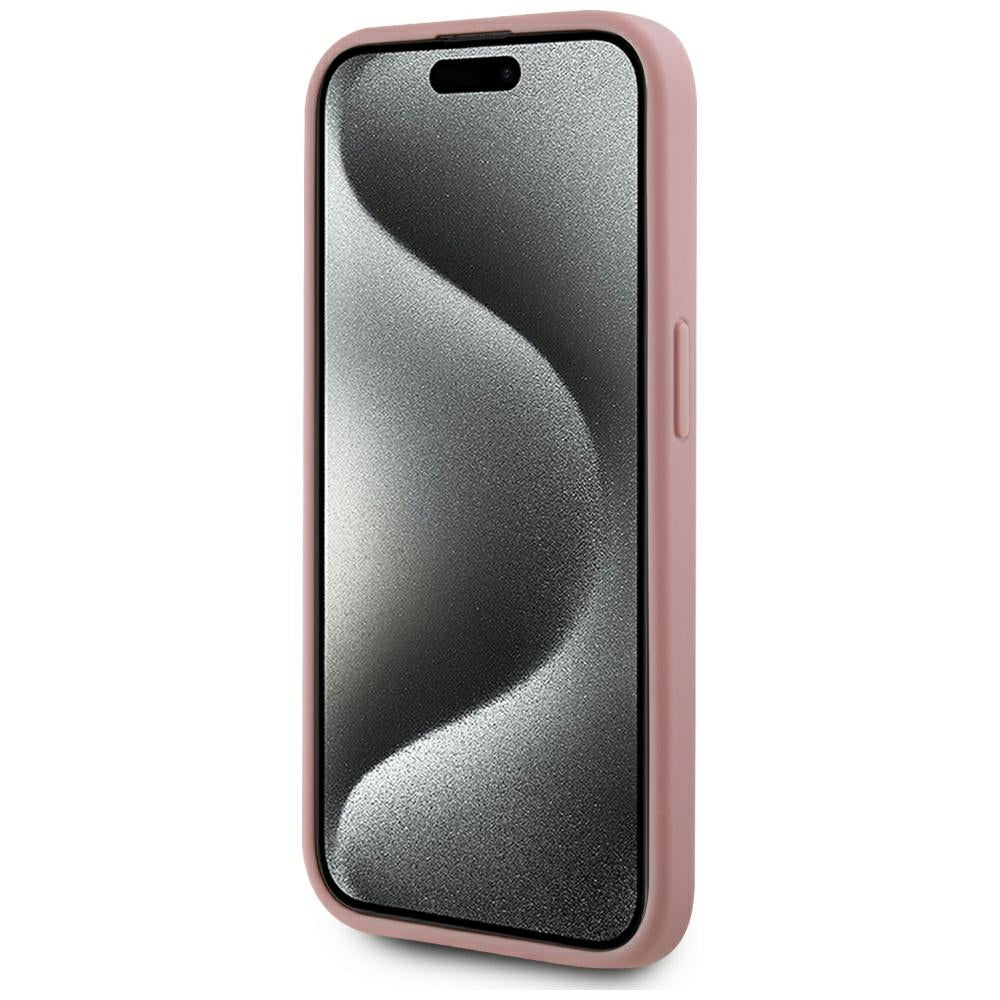 Case for Apple iPhone 15 Pro Max, Karl Lagerfeld, Metal Signature, Pink