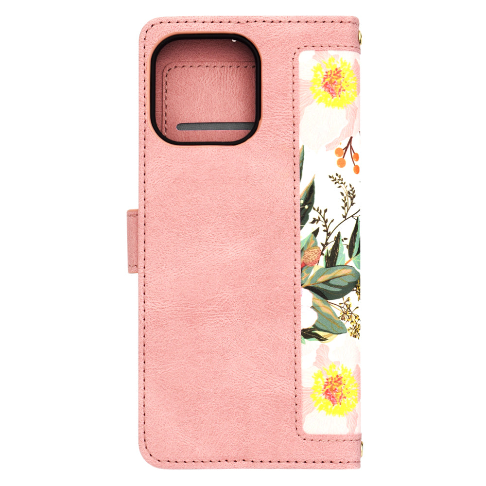 Ovitek za Apple iPhone 15 Pro Max, Techsuit, FlipCraft, roza