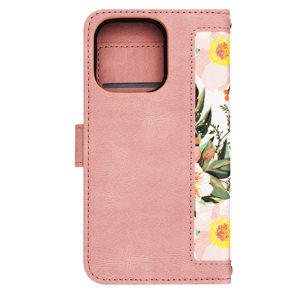 Ovitek za Apple iPhone 15 Pro, Techsuit, FlipCraft, roza