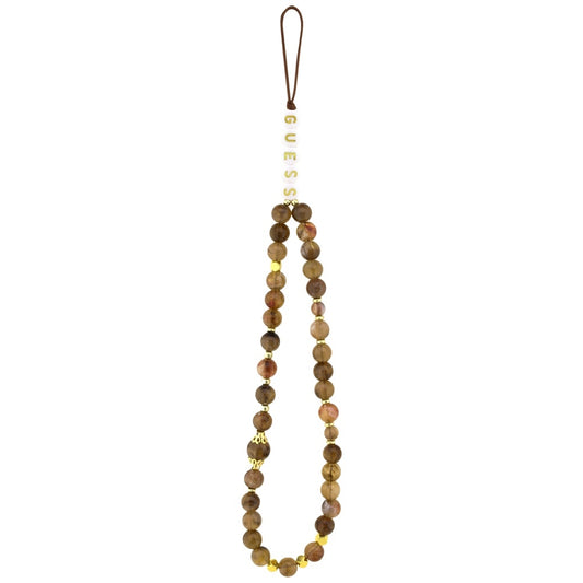 Ovitek za Apple iPhone 16, Guess, 4G Classic Logo with Strap, rjava