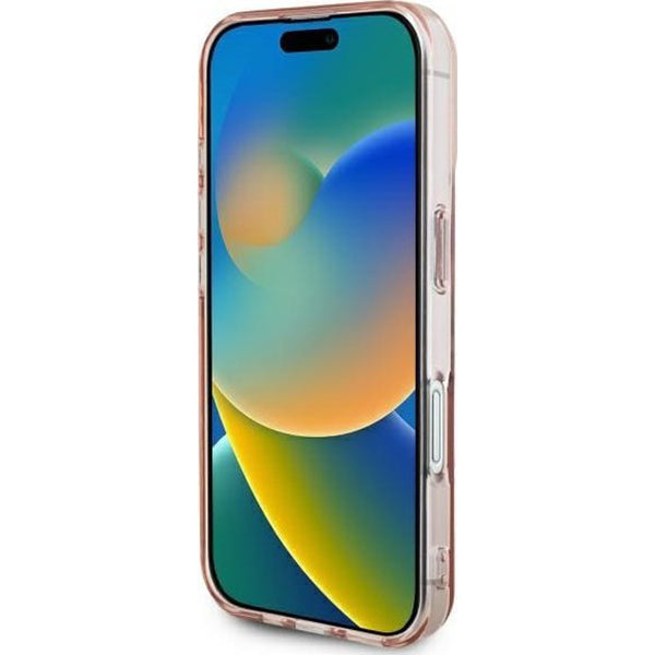 Ovitek za Apple iPhone 16, Guess, IML Heart, Prozoren