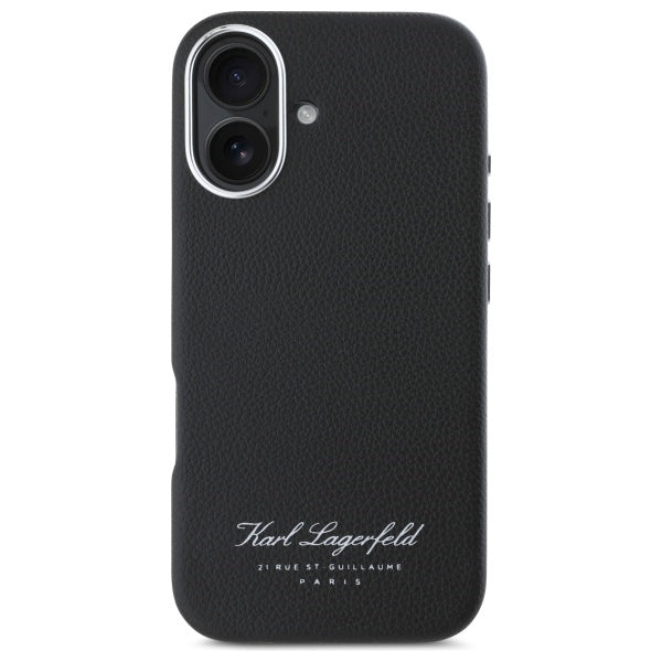 Case for Apple iPhone 16, Karl Lagerfeld, RSG, Black