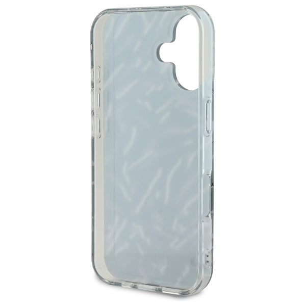 Ovitek za Apple iPhone 16, Karl Lagerfeld, Zebra with Cord Strap, Vijolična
