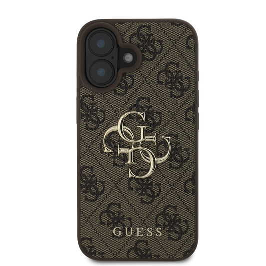 Ovitek za Apple iPhone 16 Plus, Guess, 4G Big Logo, rjava