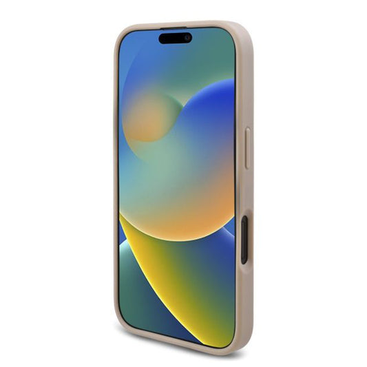 Ovitek za Apple iPhone 16 Plus, Guess, 4G Triangle Logo, Bela