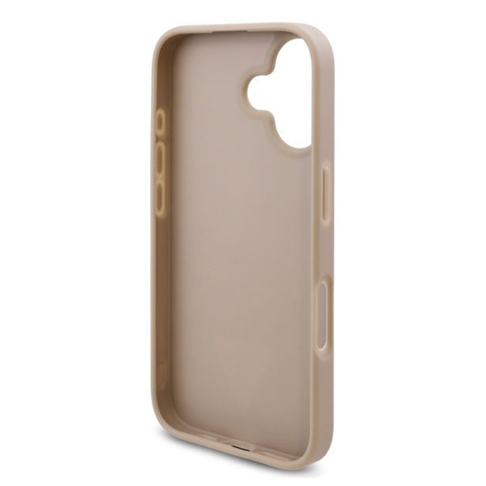 Ovitek za Apple iPhone 16 Plus, Guess, 4G Triangle Logo, Bela