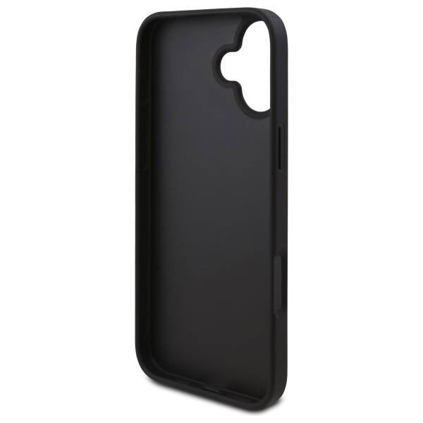 Ovitek za Apple iPhone 16 Plus, Guess, 4G Triangle Logo, črn