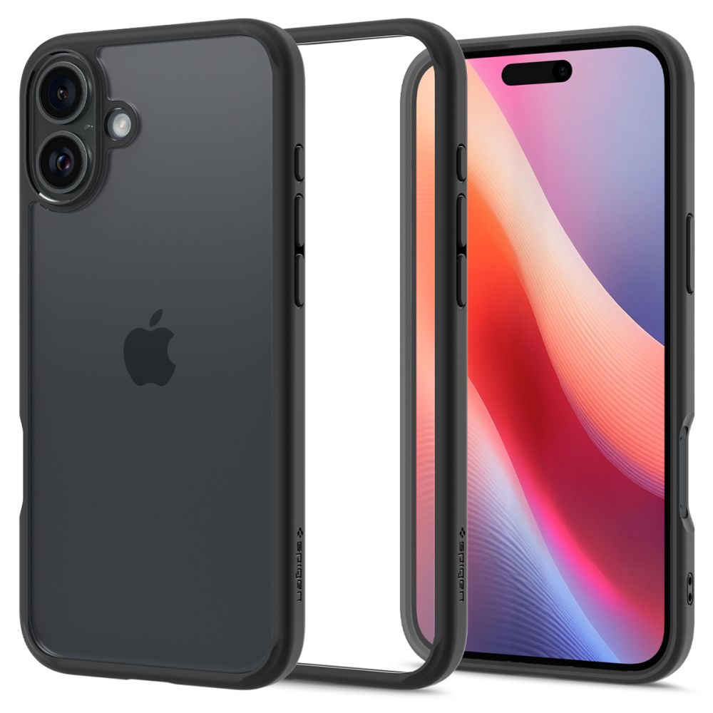 Ovitek za Apple iPhone 16 Plus, Spigen, Ultra Hybrid, Mat Črna